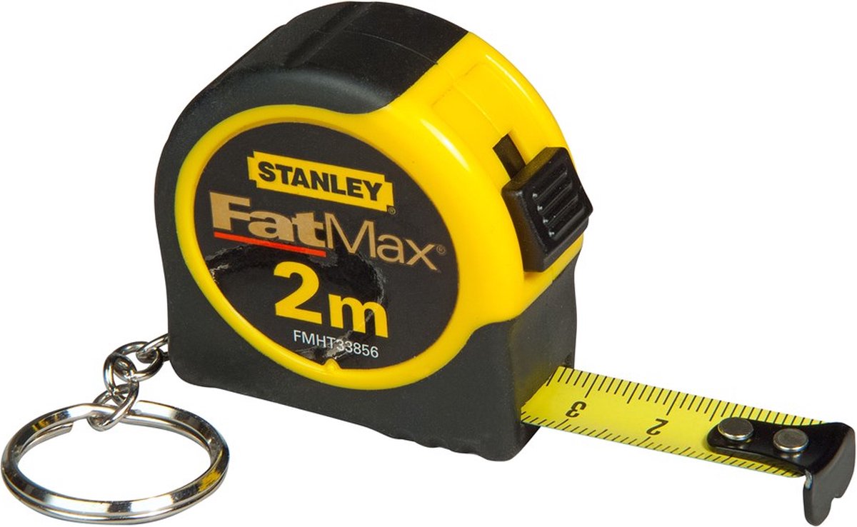 Stanley 1-33-856 fatmax nøglering målebånd - 2m x 13mm