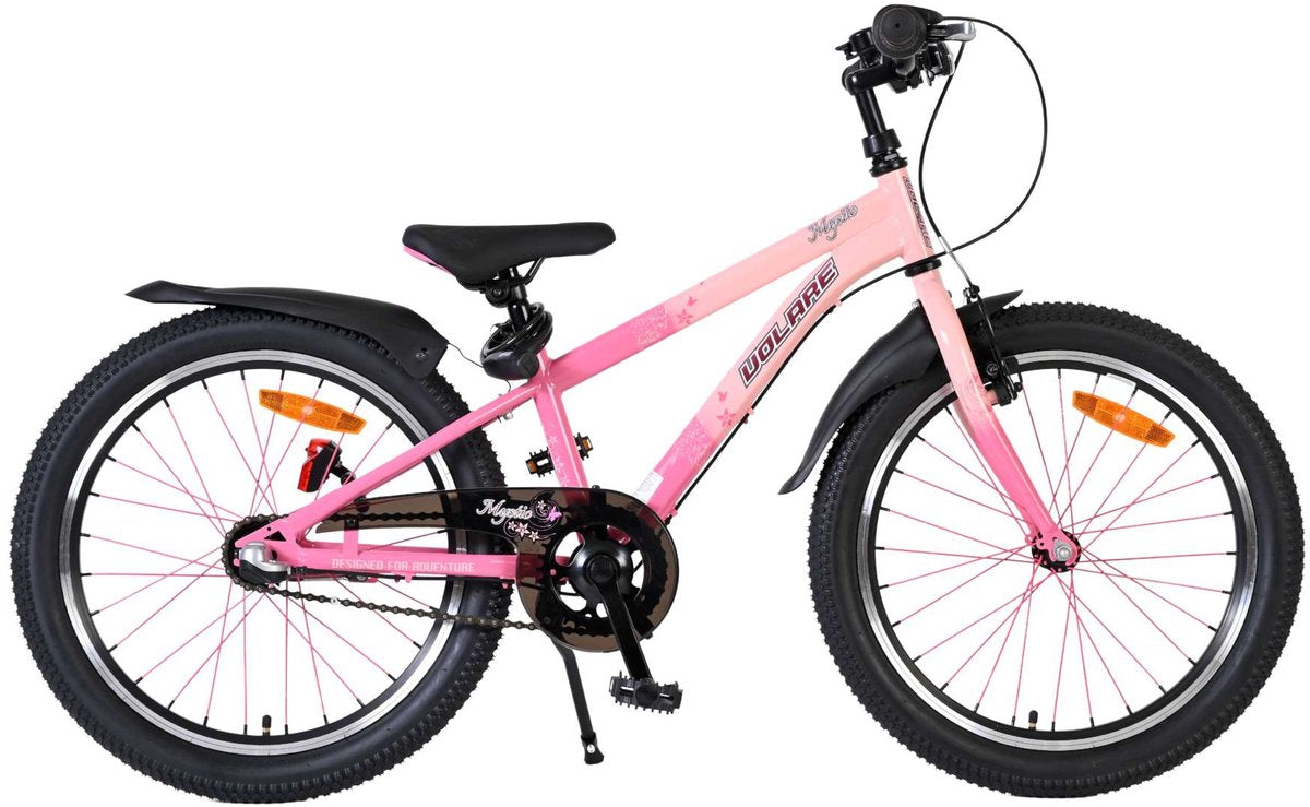 Volare mystic børnecykel - 20 tommer - pink - shimano nexus 3