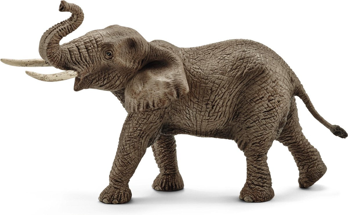 Schleich vilde liv - afrikansk elefanttyr - legefigur - børnelegetøj til drenge og piger - 3 til 8 år - 14762