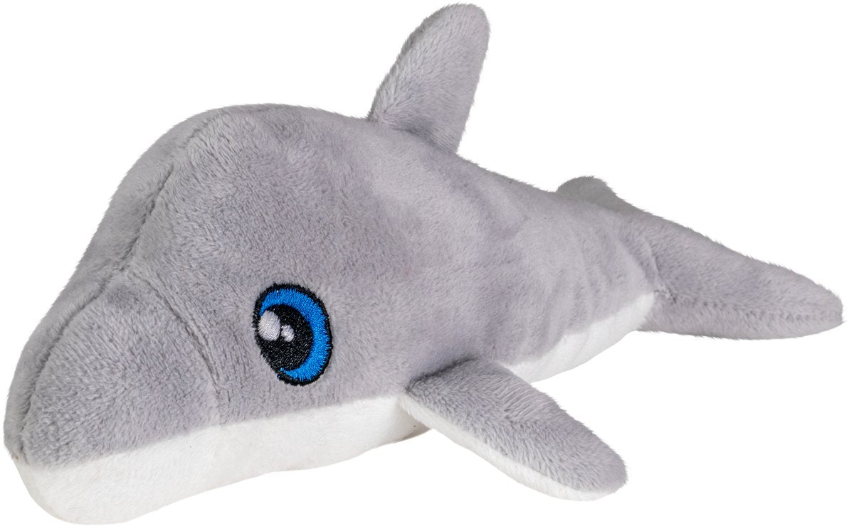 Tactic save the sea delfin pil - bæredygtigt krammetøj 20x7,5x7 cm - lavet af 4-7 genbrugte PET-flasker - inklusive adoptionscertifikat - pædagogisk legetøj fra 0 år - økologisk plys - 100% genanvendeligt - beskyt havet - med gratis app