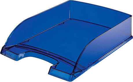 Leitz ® brevbakke standard 5226, transparent blå, 5 stk