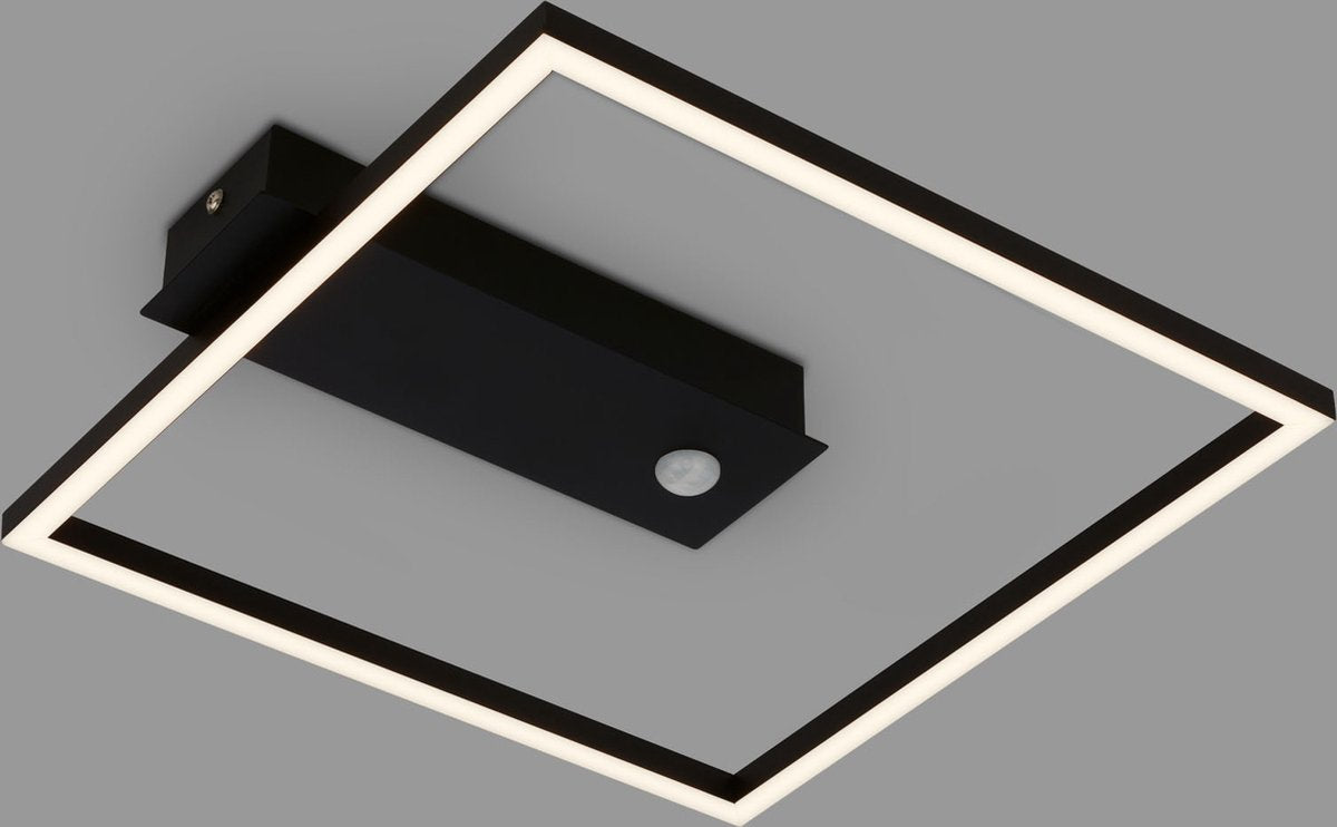 Briloner - nici - LED loftslampe - loftslampe med bevægelsesdetektor - sort - LED - 12,5w