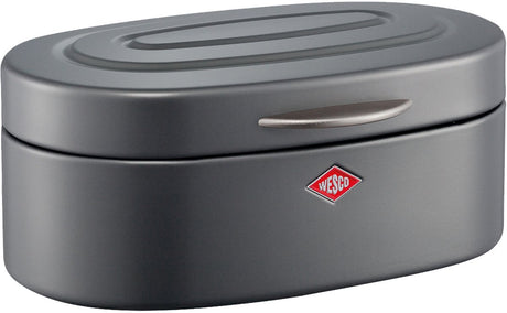 Wesco single elly brødspand | 8,5 liter | metal - mat grafit | opbevaringsboks til brød