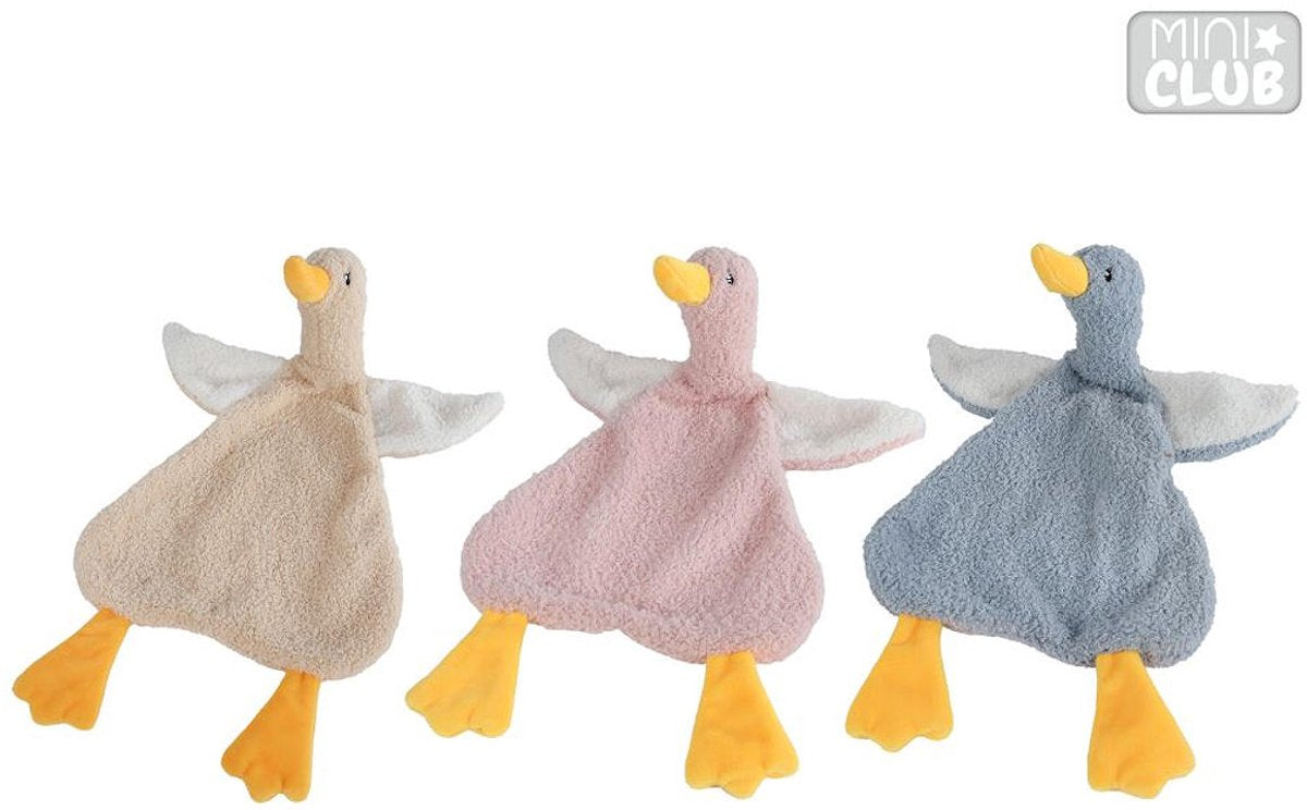 Miniklub kramme klud plys and - blødt baby legetøj 40cm multi farver.