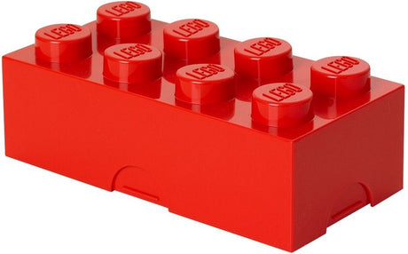 Lego - madkasseklods 8 - polypropylen - rød