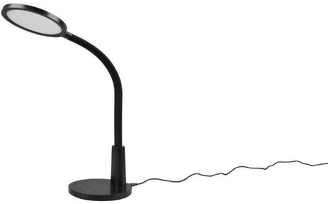 Rl live your light reality sally - bordlampe - skrivebordslampe - sort - inkl. 1x SMD 8,4W - berøringsdæmper - timer