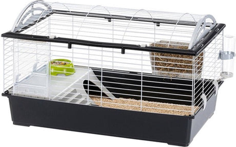 Ferplast kaninbur casita 100 - dyreindhegning - 96 x 57 x 56 cm sort