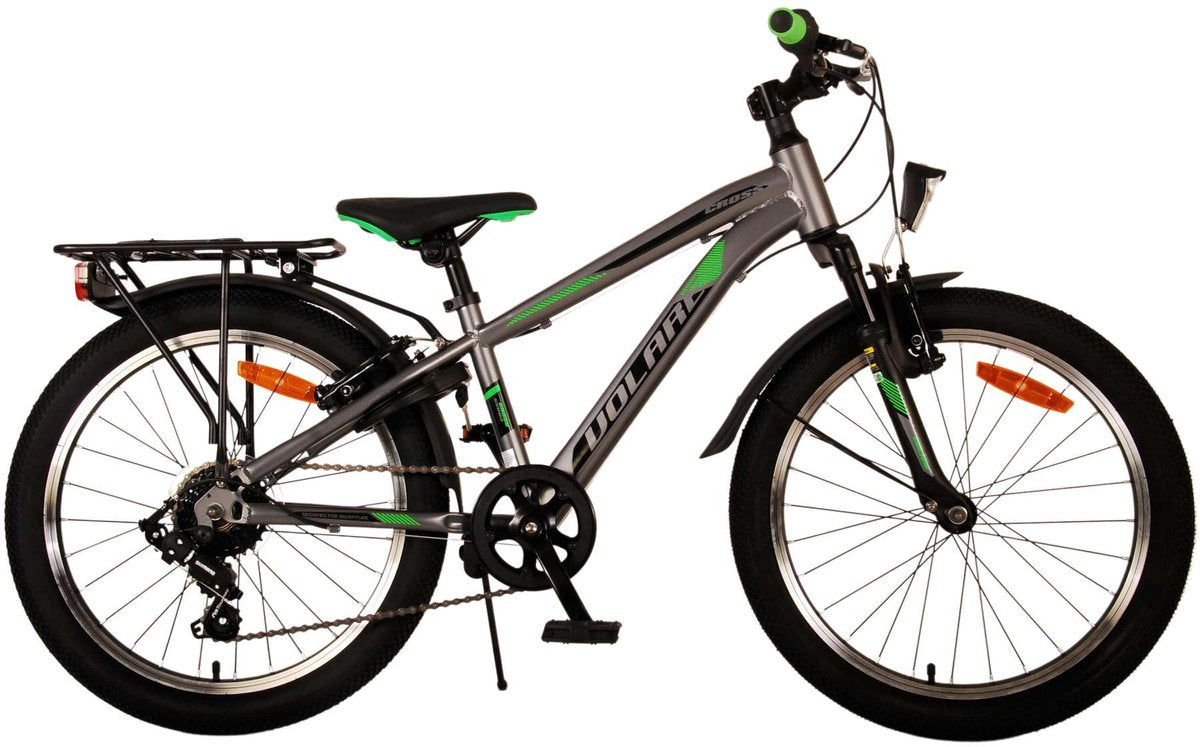 Volare Cross Children's Bicycle - Drenge - 20 tommer - Grå - 6 gear