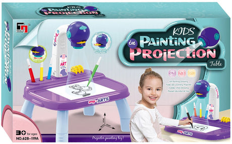 Tegn projektionsbord lilla