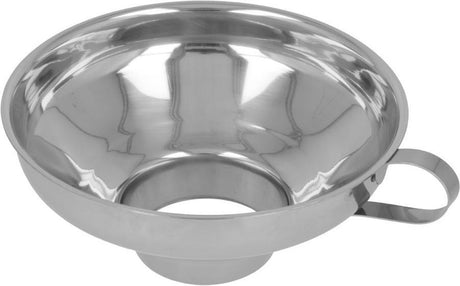 Metaltex - tragt - 14,5 cm - rustfrit stål - sølv - med håndtag