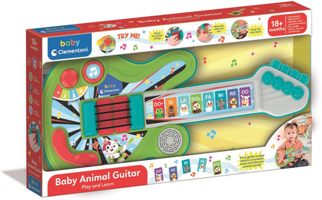 Clementoni - babymusikguitar - babymusikinstrument - lyd og lys - fra 12 måneder