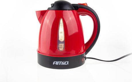 Amio lastbilkedel - rød - 24v 300w - vandkedel til lastbil autocamperbus - kun egnet til 24v køretøjer