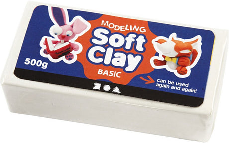 Creativ virksomhed https: www.cchobby.nl modellering clay-size-13x6x4-cm-white-500-gr-1-doos