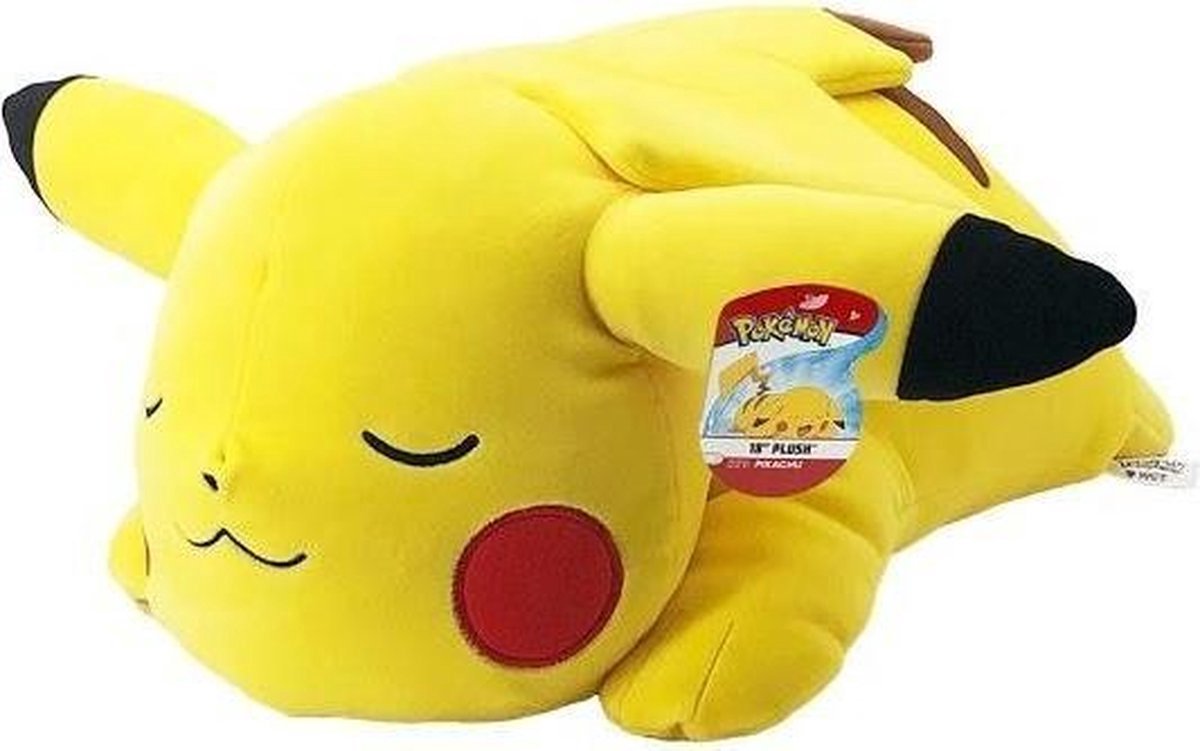 Pokémon plys - sovende pikachu 45 cm