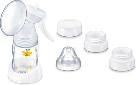 Beurer by 15 borstkolf - handkolf - vacuüm – incl. adapter voor avent en nuk babyfles – incl. bpa-vrije fles fleshouder speen – siliconenkussen - 2 standen - 3 jaar garantie