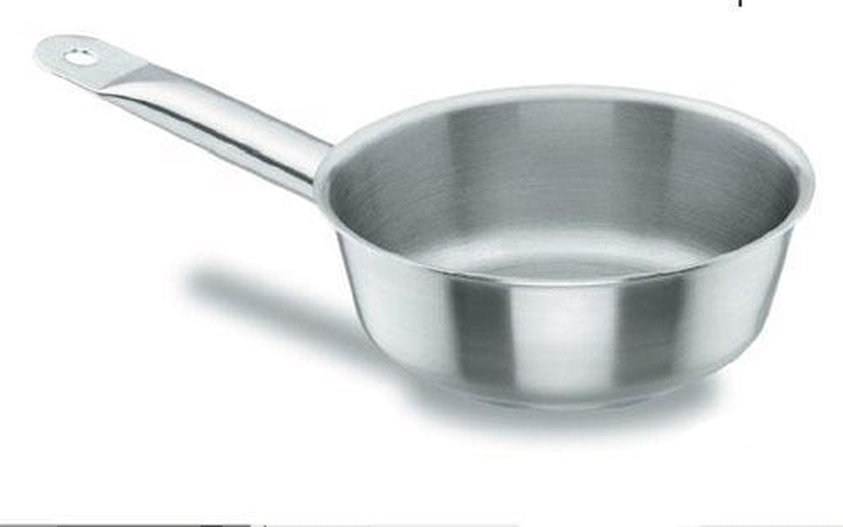 Lacor chef classic sauteuse - rustfrit stål - 2,1l - ø 22cm