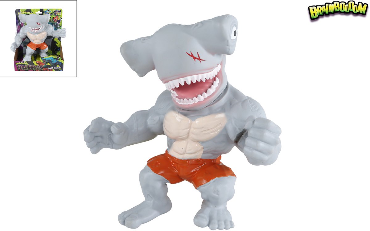 Brainboooom stretch monster predator hammerhaj, 22 cm