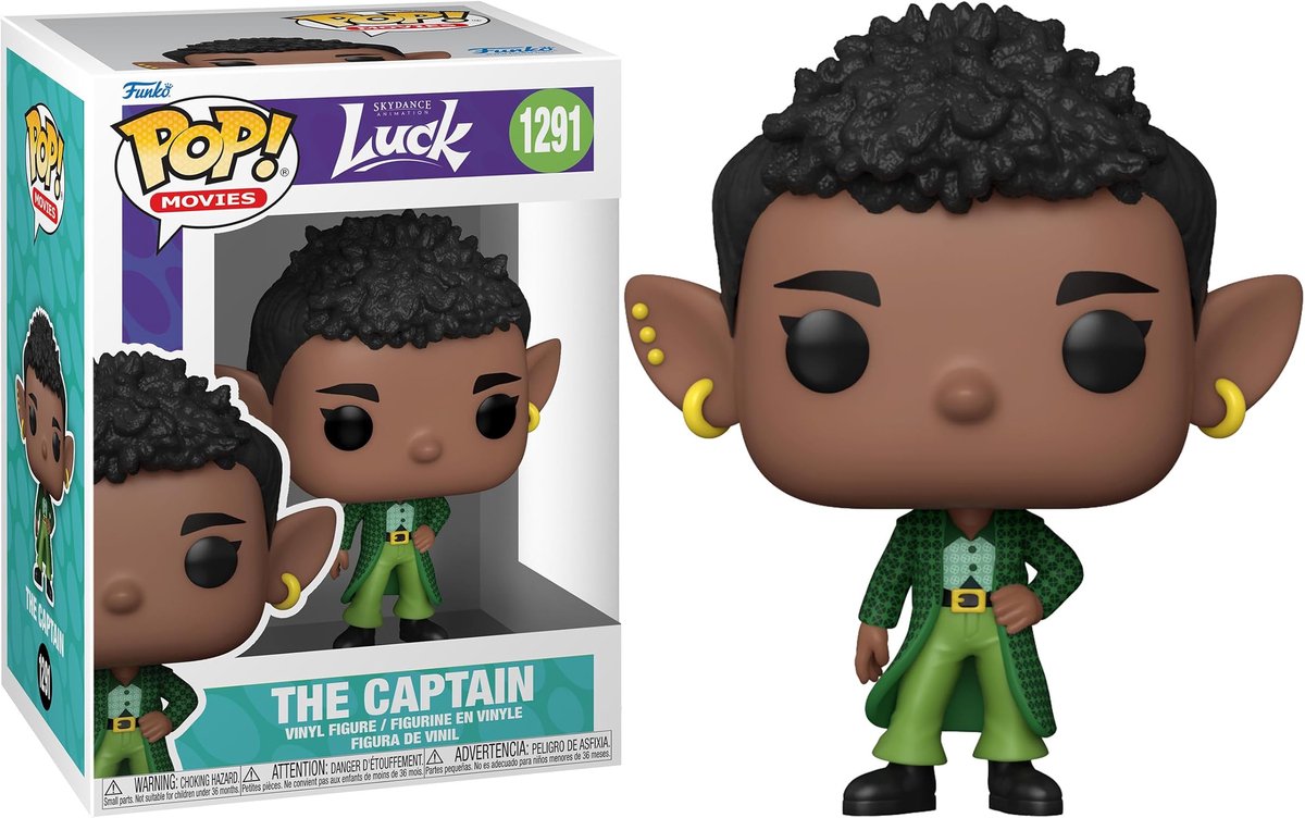 Funko luck samlerfigur pop! film kaptajnen 9 cm flerfarvet