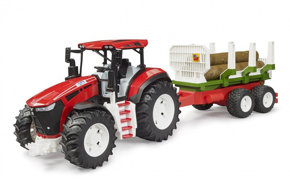 Gallagher europa bruder roadmax | traktor med trævogn | 3 træer (03453) 530267