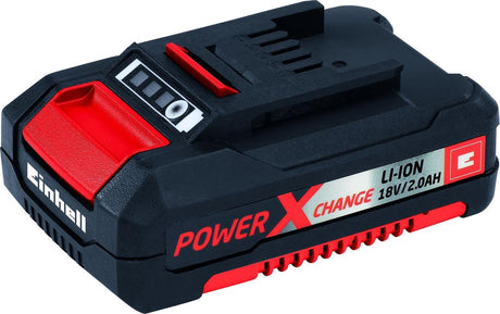 Einhell 2,0 ah batteri - power x-change - 18 v li-ion - max. effekt: 450 w - aktivt batteristyringssystem