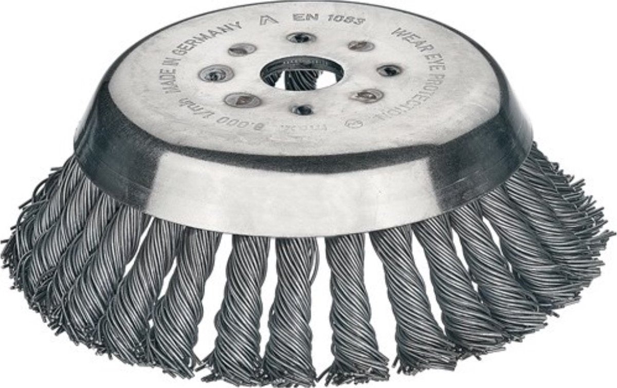 Lessmann - ståltrådsbørste - 180 mm - 0,5 mm trådtykkelse
