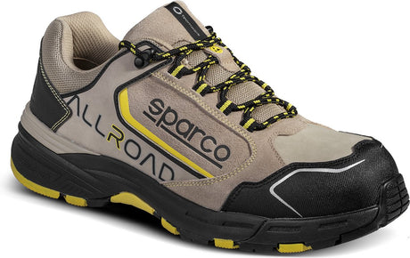 Sparco allroad roc - s3s sikkerhedssko tan gul med phylon sål og vandafvisende nubuck - brun 44