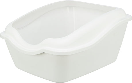 Trixie cleany kattebakke med hvid kant - 54x45x29 cm