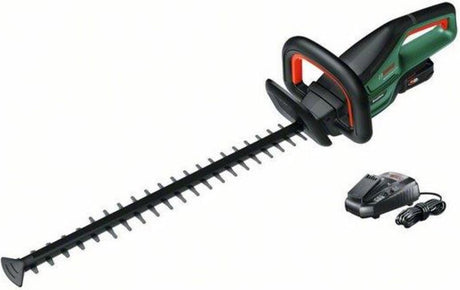 Bosch universalhækkeklipper 18v-48 hækkeklipper 1 x 2,5 ah batteri + hurtigoplader