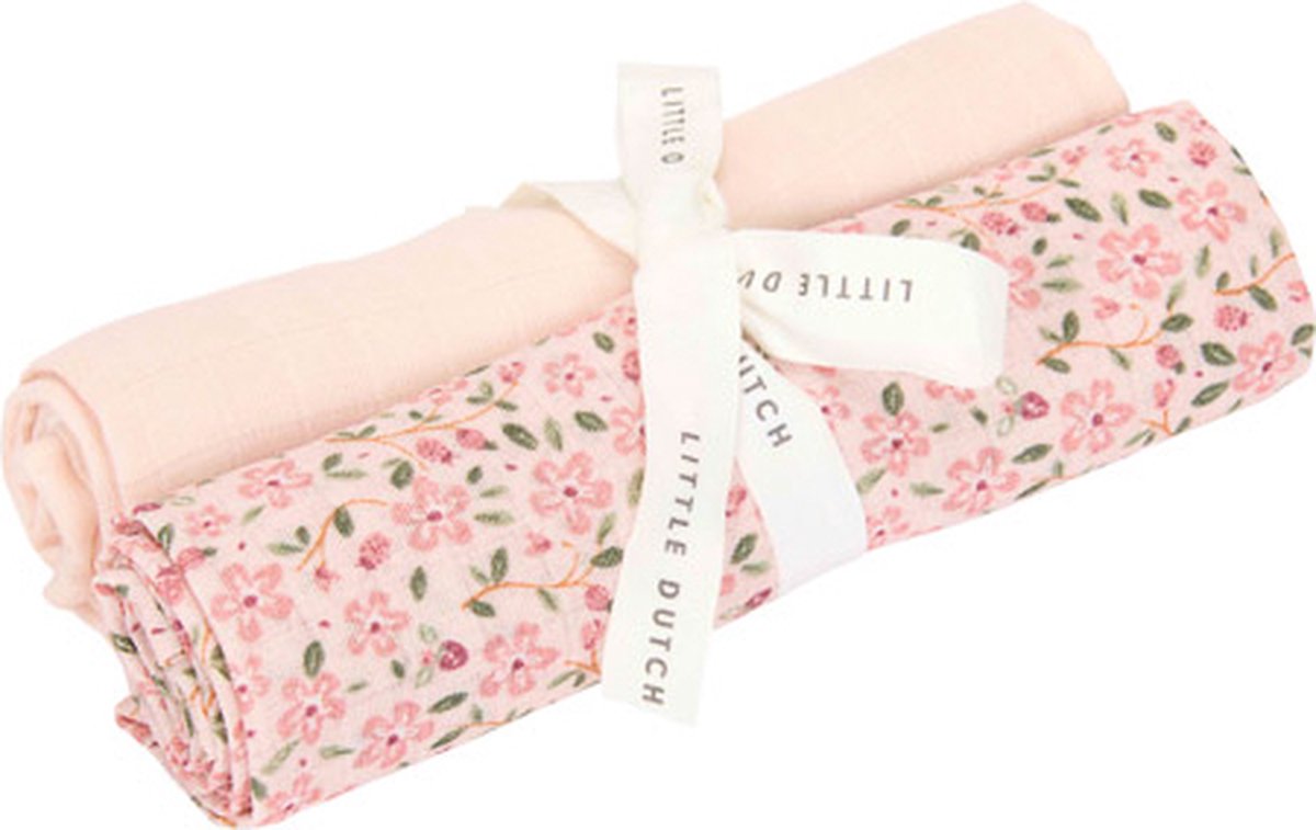 Little dutch swaddle - roze - fairy garden - fairy floral