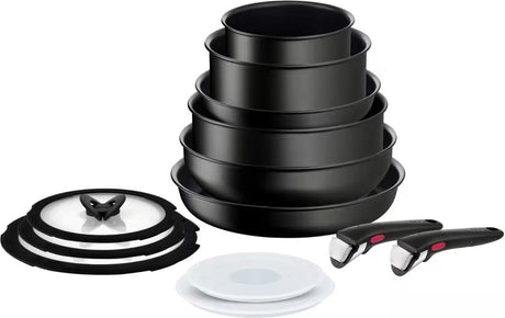 Tefal ingenio unlimited - pandesæt - 13 dele - induktion - stabelbar - aftageligt håndtag - pladsbesparende