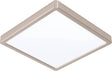 Eglo fueva 5 opbouwlamp - led - 28,5 cm - grijs - dimbaar