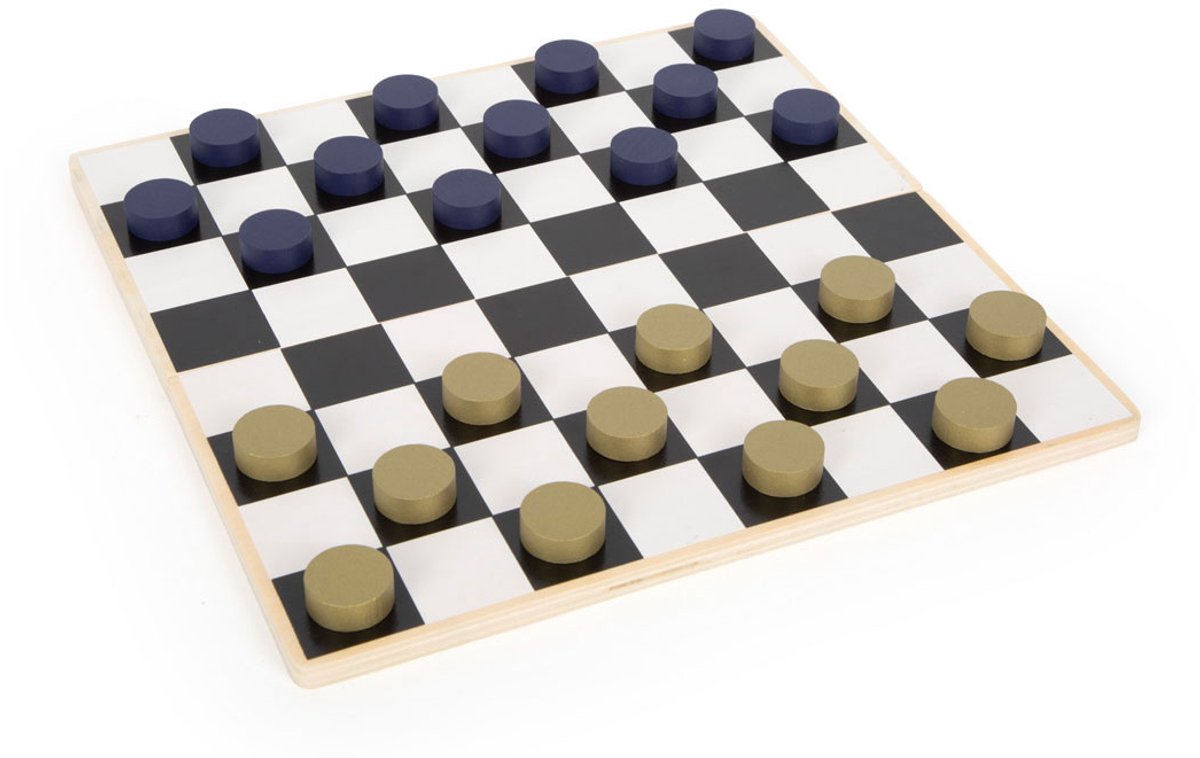 Lille fod - skak og backgammon -spil (Golden Edition)