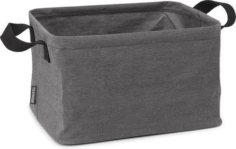 Brabantia vasketøjskurv - foldbar - 35 l - pebersort