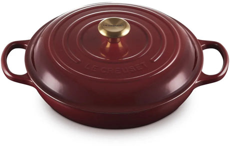 Le creuset gryderet - 30 cm - campagnard granat
