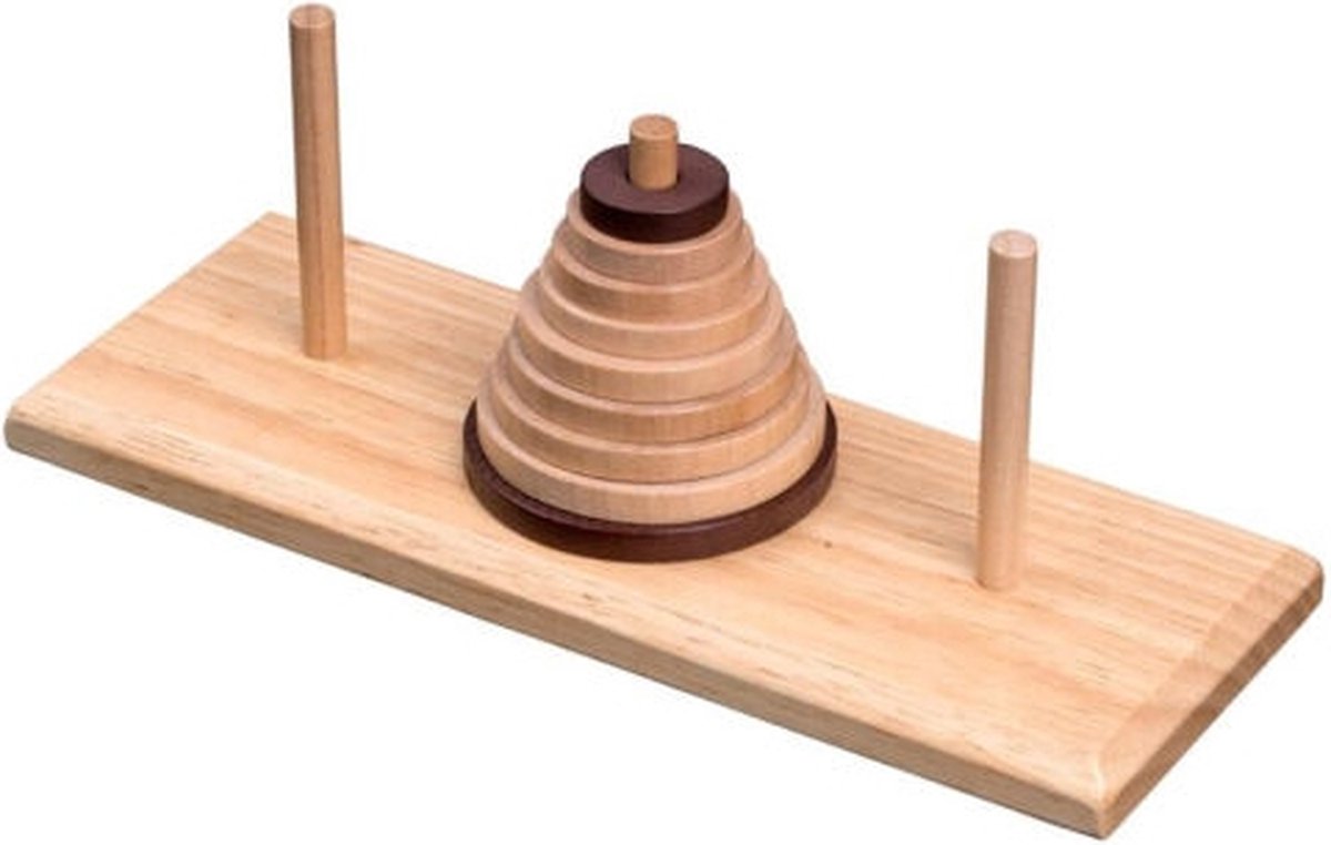 Philos Tower of Hanoi (Hevea Wood)