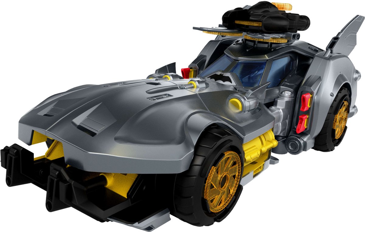 Mattel DC Premier Batmobile - med Bat-drone kanon og projektiler