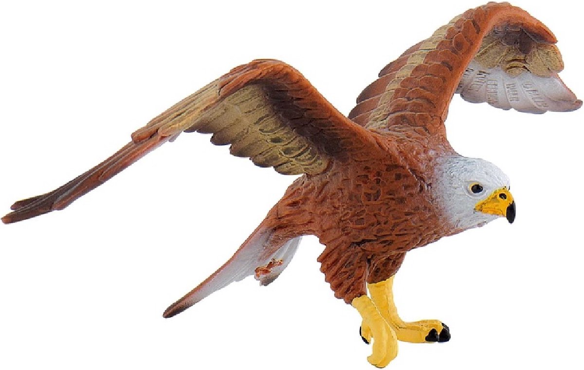 Bullyland 69376 – legefigur og samlerfigur red milan (rovfugl) – ca. 10,5 cm – naturtro og detaljeret design – ideel som pædagogisk legefigur og lille gave til børn fra 3 år.