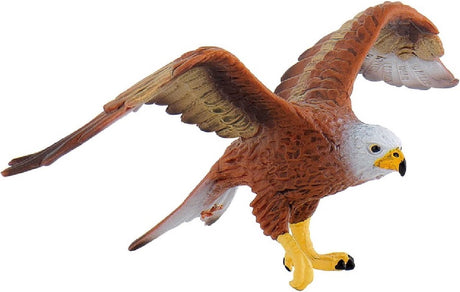 Bullyland 69376 – legefigur og samlerfigur red milan (rovfugl) – ca. 10,5 cm – naturtro og detaljeret design – ideel som pædagogisk legefigur og lille gave til børn fra 3 år.