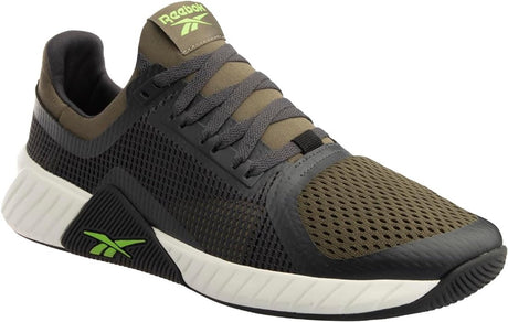 Reebok flip charge grape leaf jet black lime herre sportssko - sort - grøn
