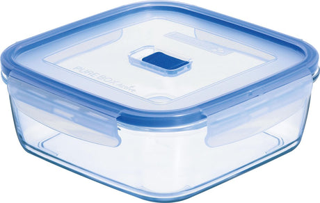 Luminarc pure box aktiv friskmadsbeholder - glas - firkantet - 1,22 l