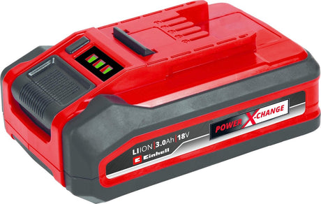 Einhell 3,0 ah plus batteri - power x-change - 18 v li-ion - max. effekt: 900 w - aktivt batteristyringssystem - plus teknologi: mere strøm