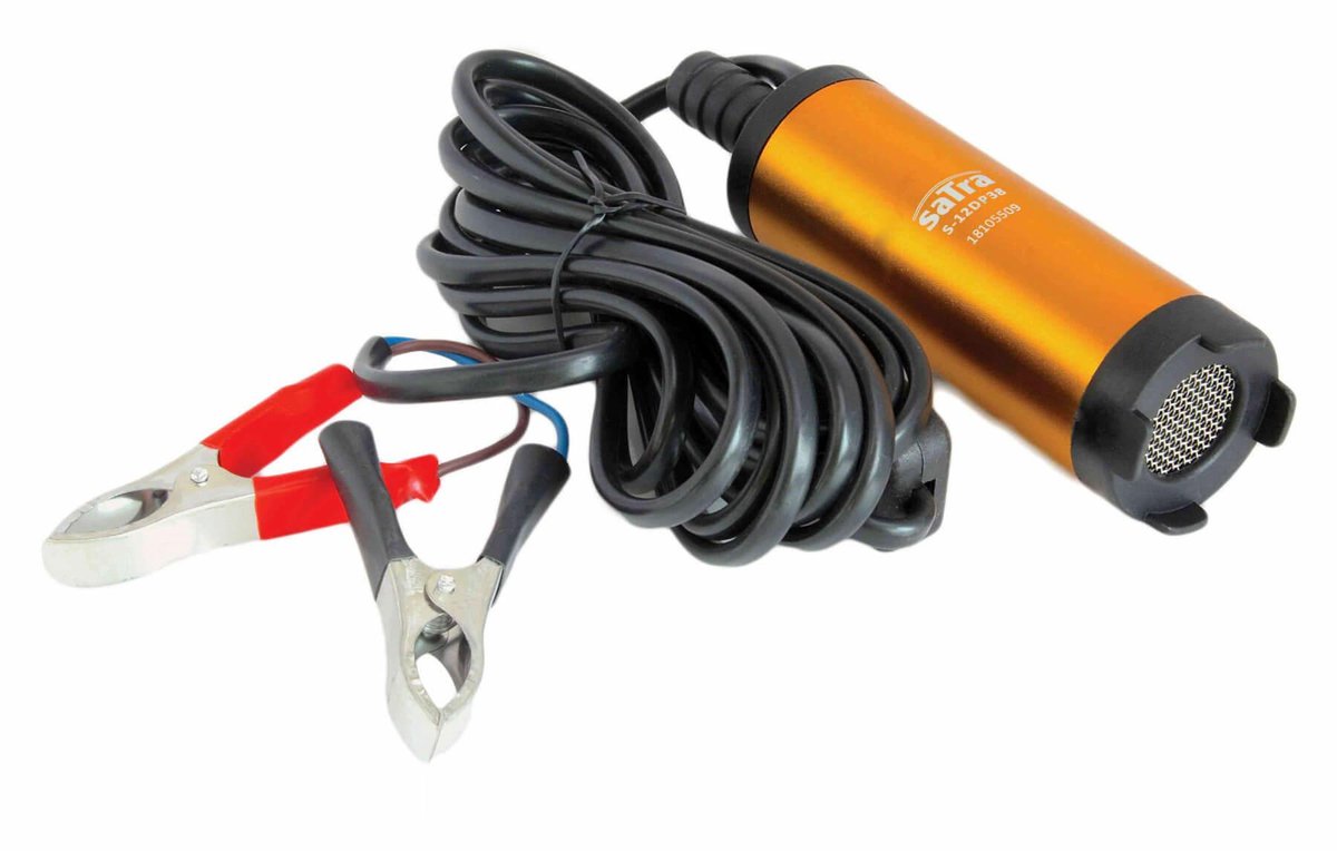 Satra s-12dp38 - brændstof- og oliepumpe - 38mm - 12v - 40w