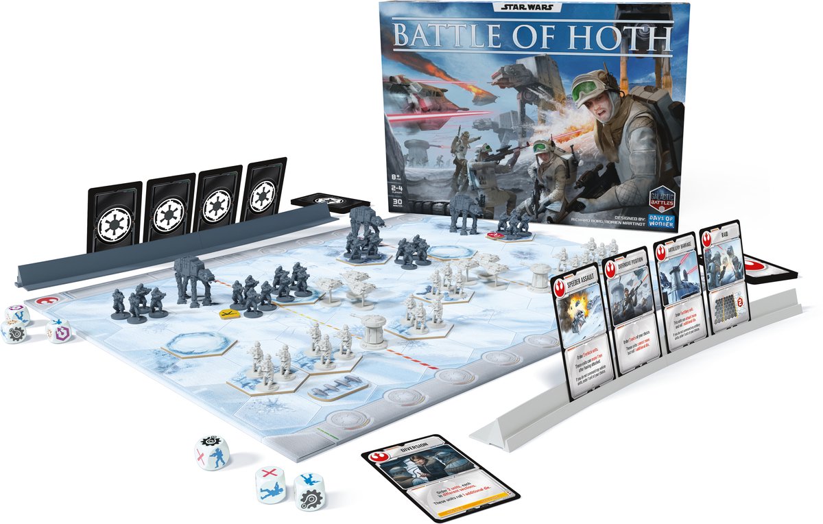 Days of wonder star wars brætspil battle of hoth miniaturer.