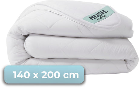 Hush. living hush living - dekbed - tweepersoons - 140x200cm - 350 gsm - warm, ademend en lichtgewicht - geschikt voor alle seizoenen -wit