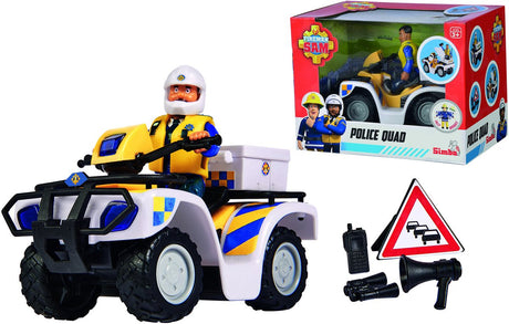 Simba - brandmand Sam - politi quad inklusive figur - legetøjskøretøj - fra 3 år