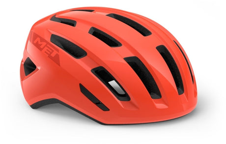 Med miles mips cykelhjelm mænd kvinder - cykelhjelm bycykel voksne - e-cykel - trekking - størrelse m l (58-61cm) - koral blank (rød)