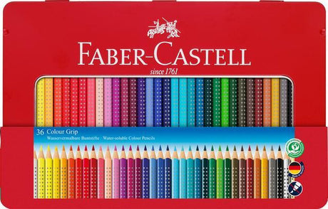Faber-castell farveblyanter - farvegreb - dåse 36 stykker - fc-112435