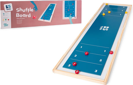 Bs legetøj shuffleboard med 8 diske - 2 spillere