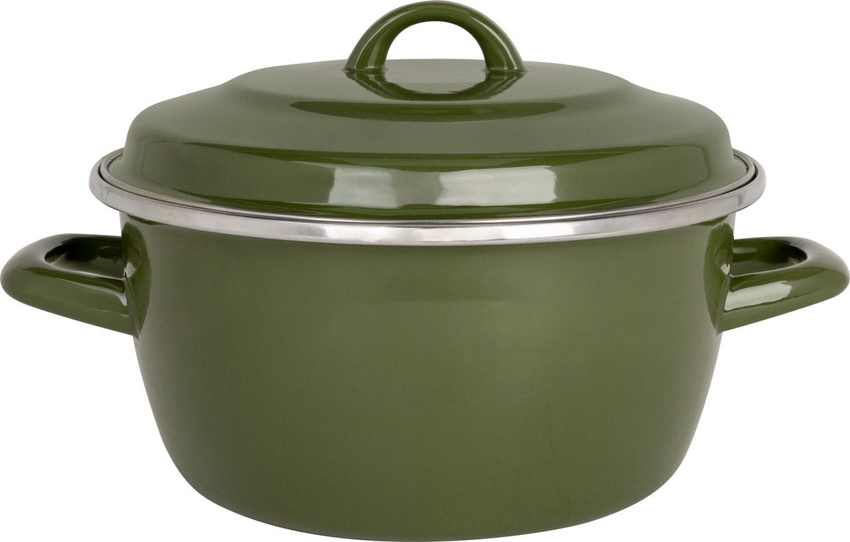Hyggelig trendy nonna kogepande - ø 20cm - grøn
