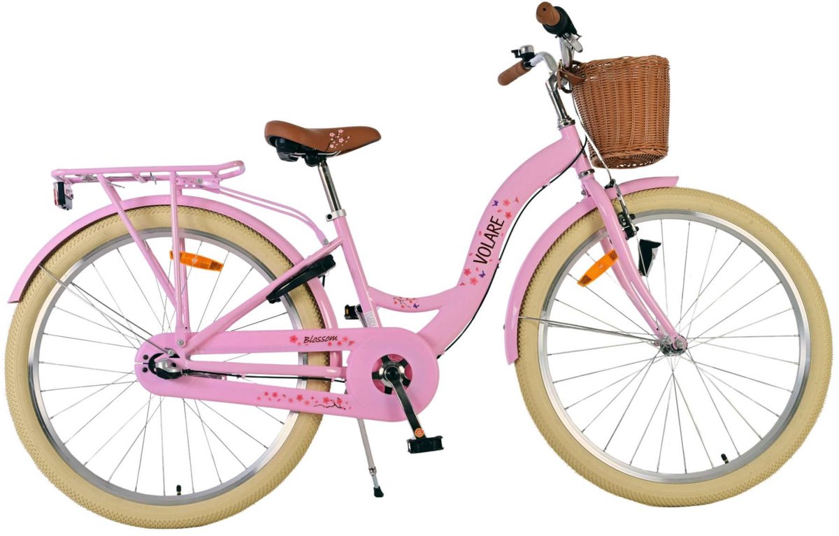 Volare blossom børnecykel - piger - 26 tommer - pink - nexus 3 gear